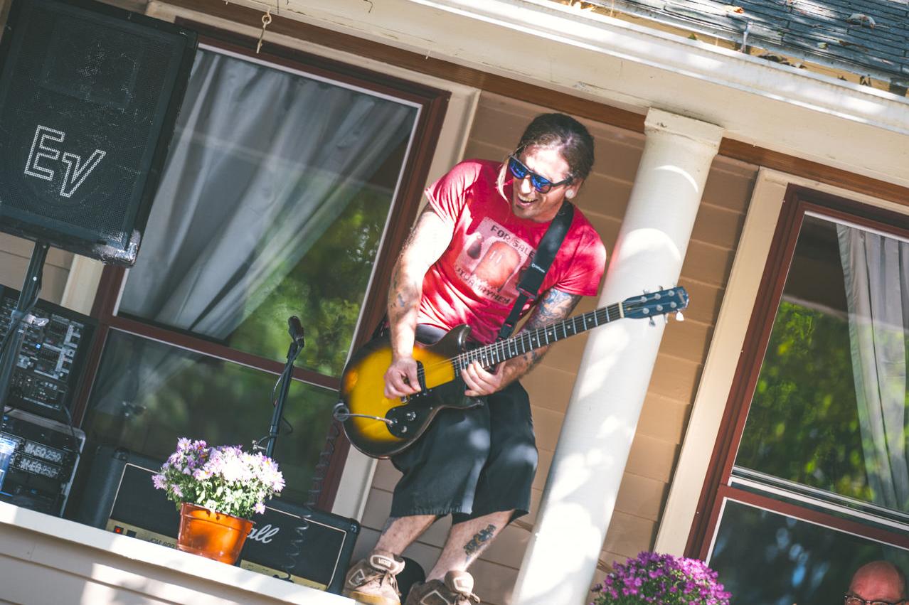 Porchfest is Ithaca’s annual celebration of community music, with dozens of porches around the city acting as stages. (Photo by Casey Martin)